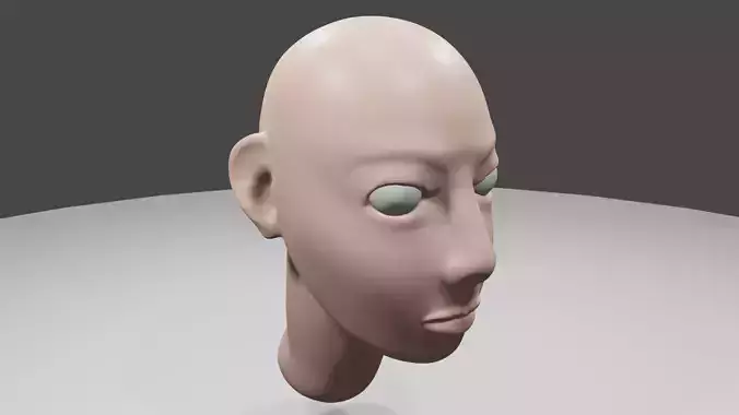 Human Head Free 3D model