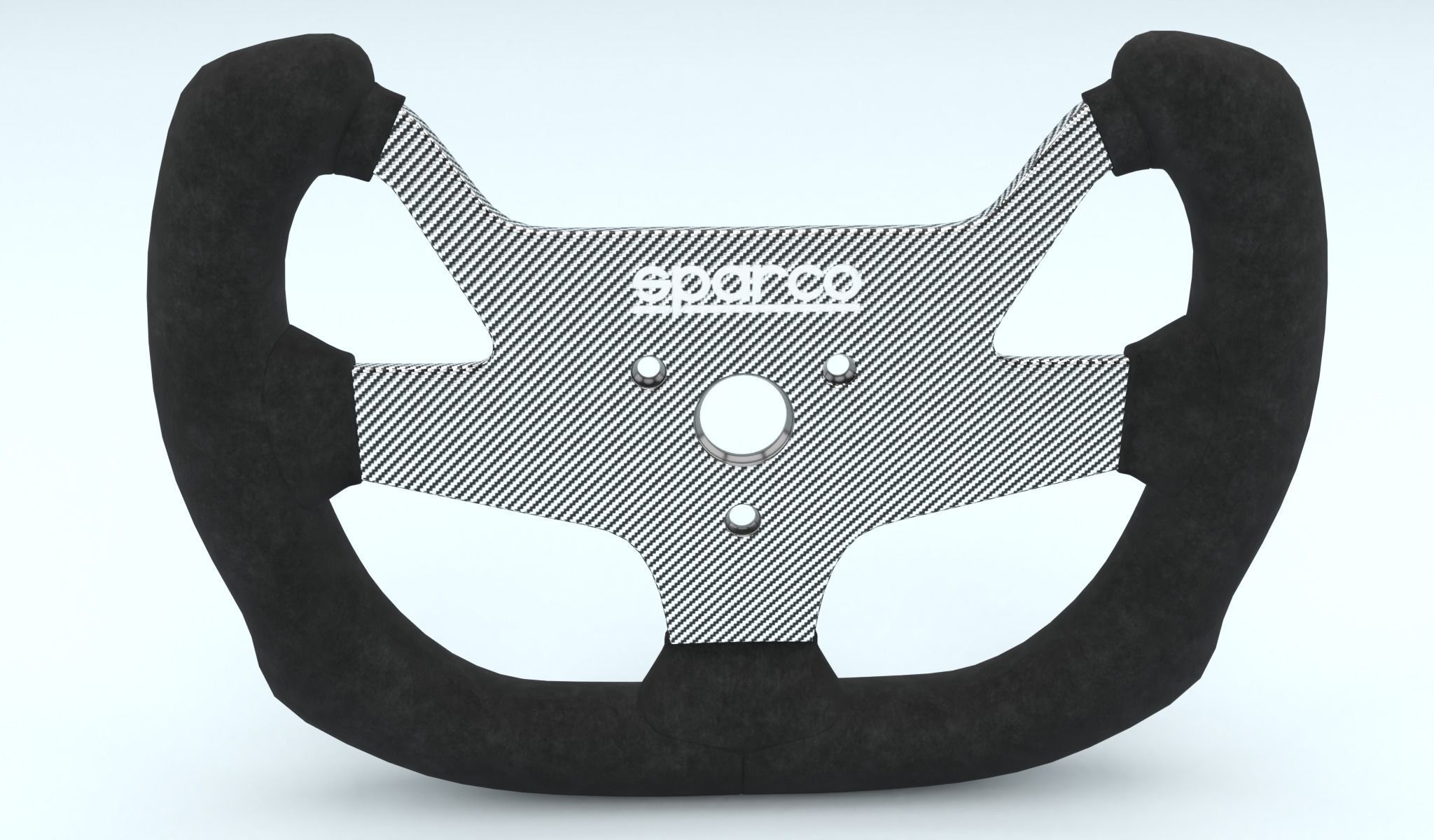 Steering Wheel Sparco F10AC 3D model_3