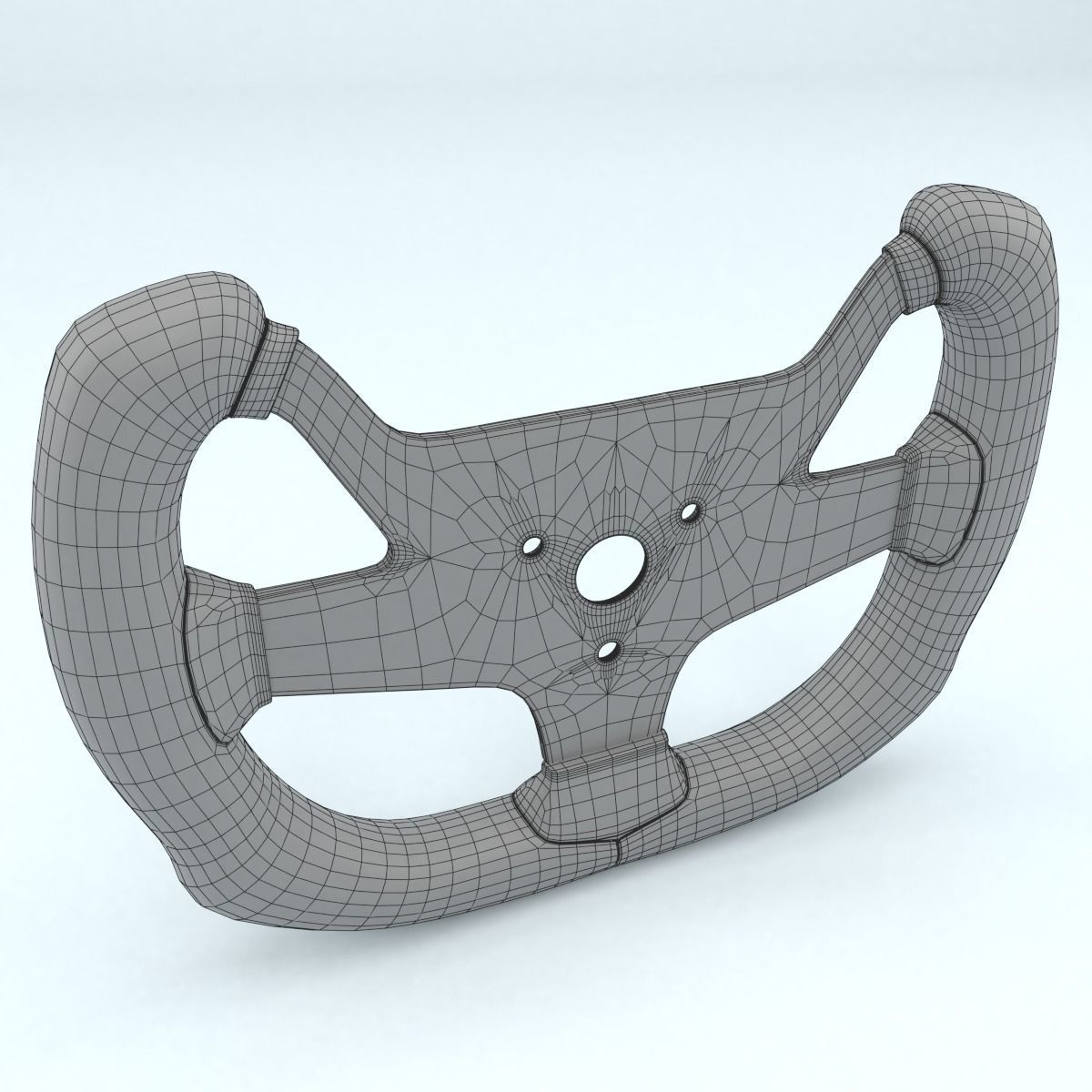 Steering Wheel Sparco F10AC 3D model_6