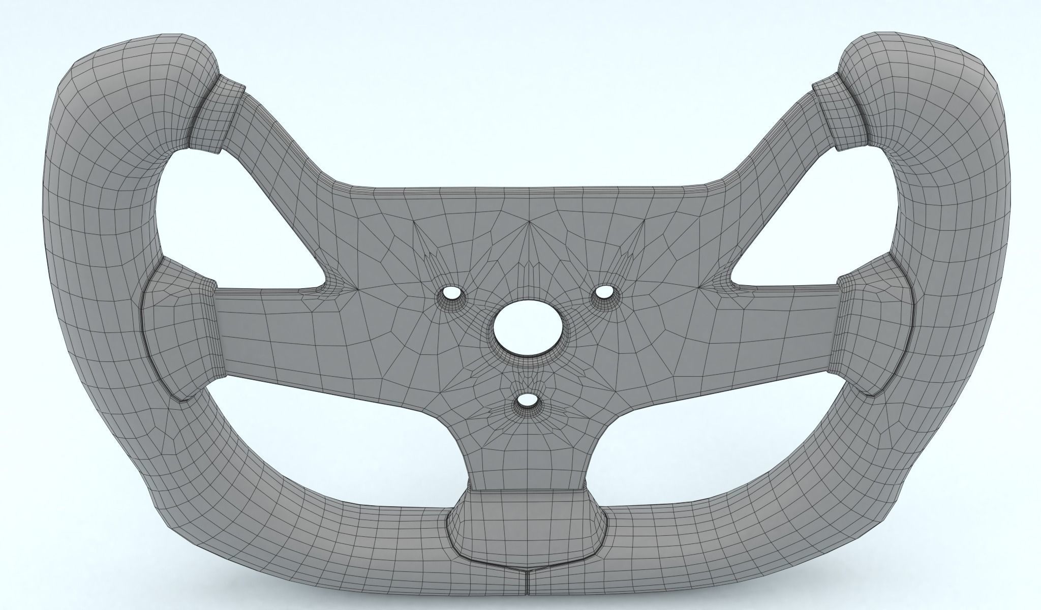 Steering Wheel Sparco F10AC 3D model_5
