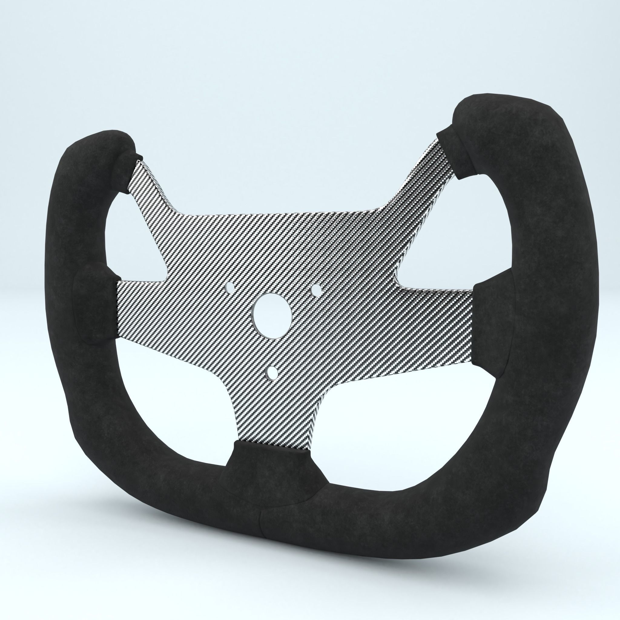 Steering Wheel Sparco F10AC 3D model_2