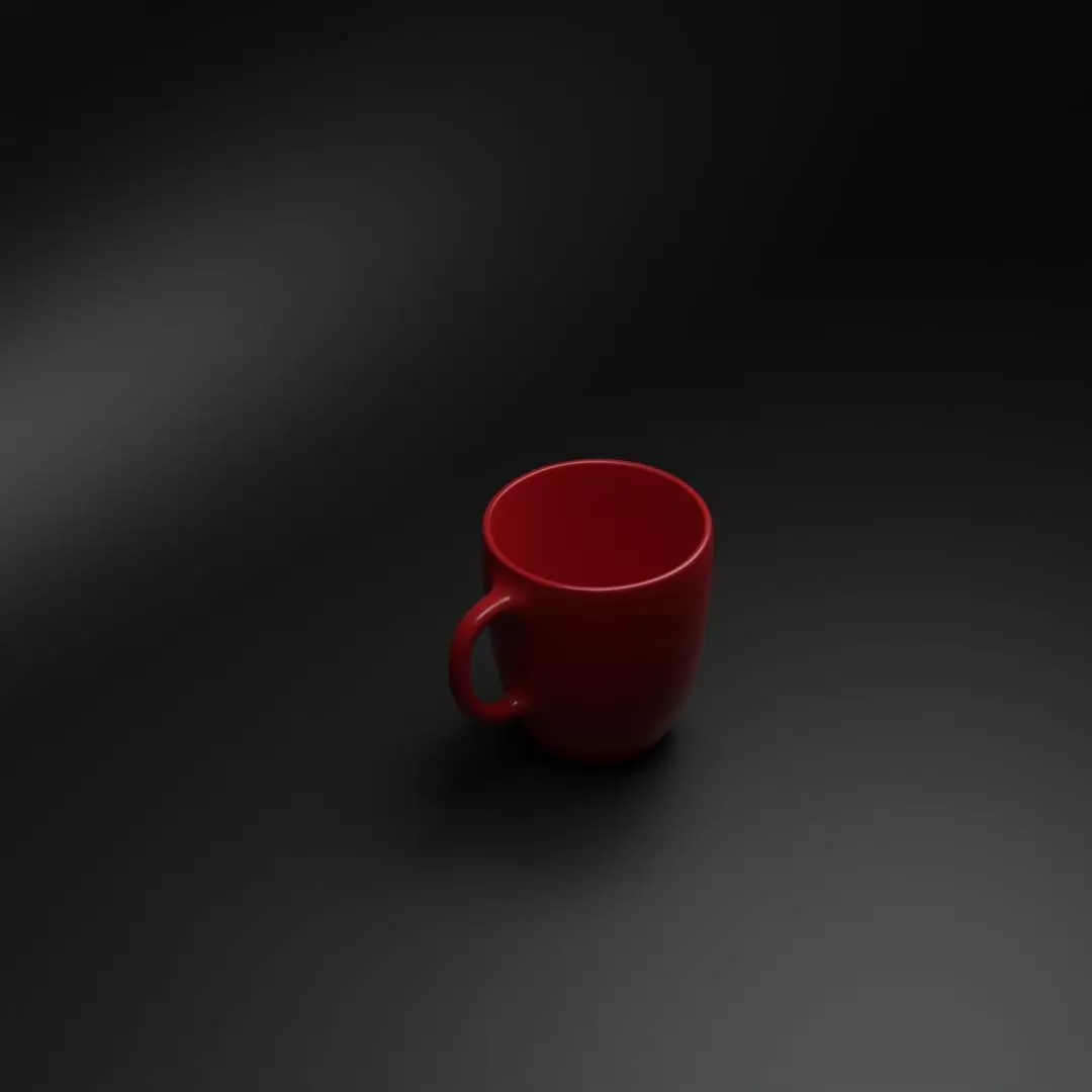 Coffee Cup  Low-poly 3D model_0