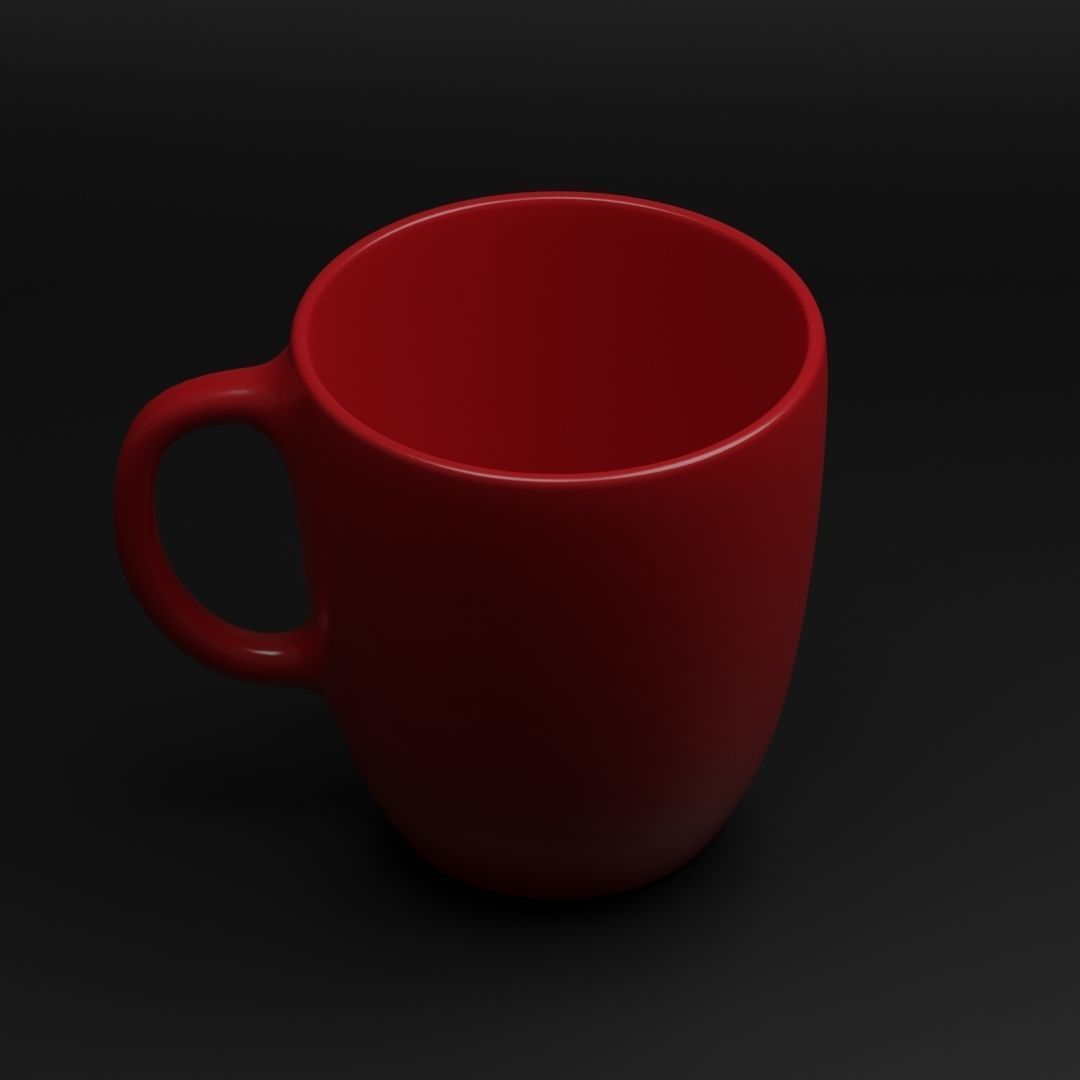 Coffee Cup  Low-poly 3D model_1