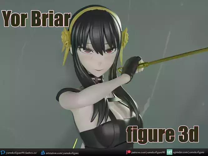Yor Briar figure 3d