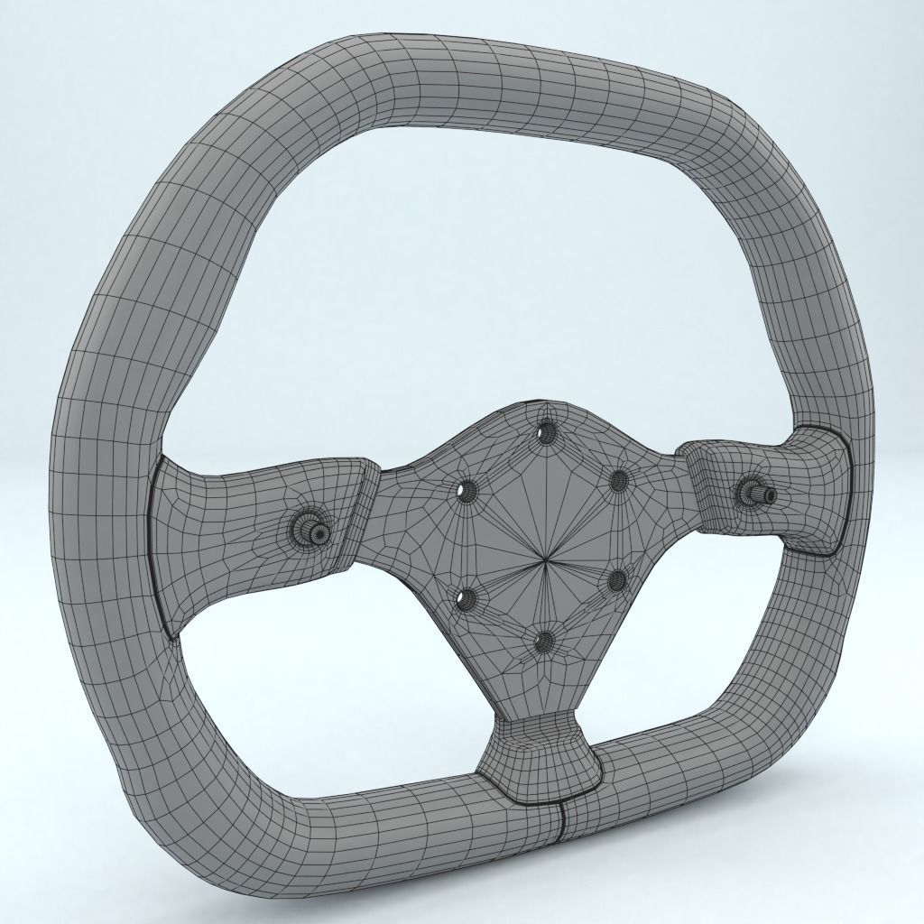 Steering Wheel Sparco P310 3D model_5