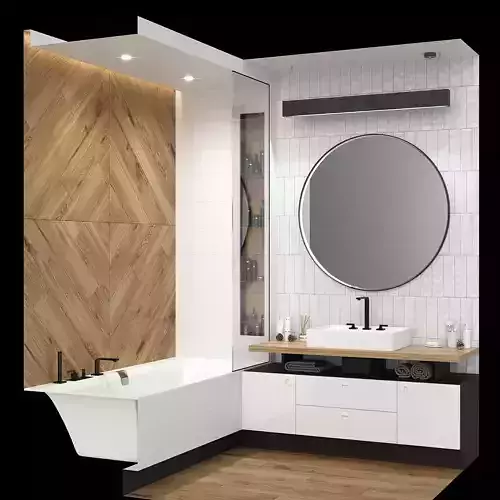 Furniture and decor in the bathroom