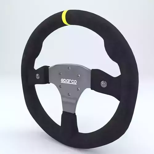 Steering Wheel Sparco R330B Suede lack