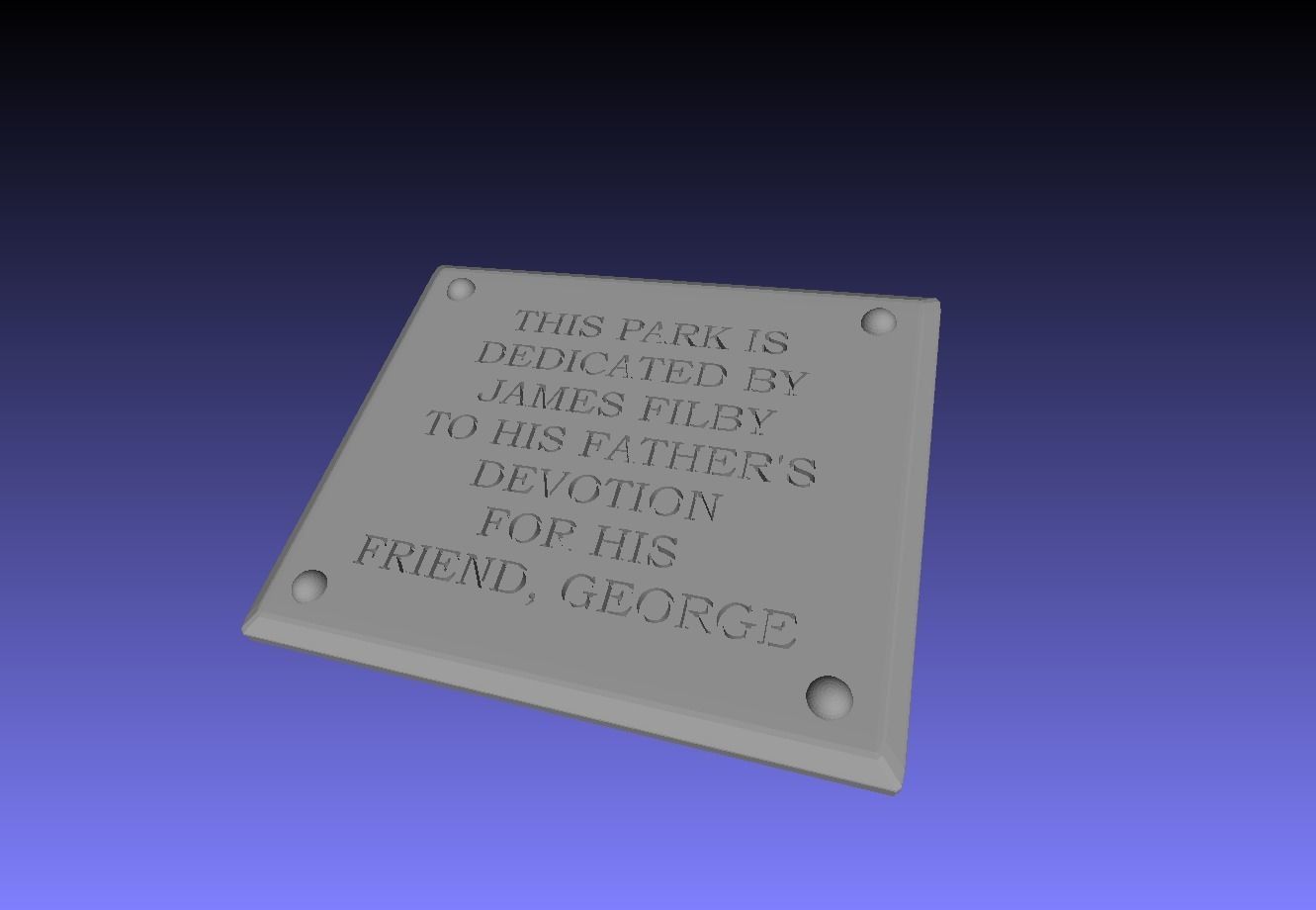 Time Machine - Dedication Pedestal 3D model_7