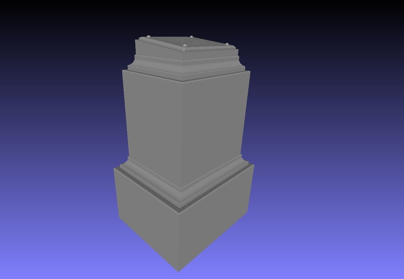 Time Machine - Dedication Pedestal 3D model_4