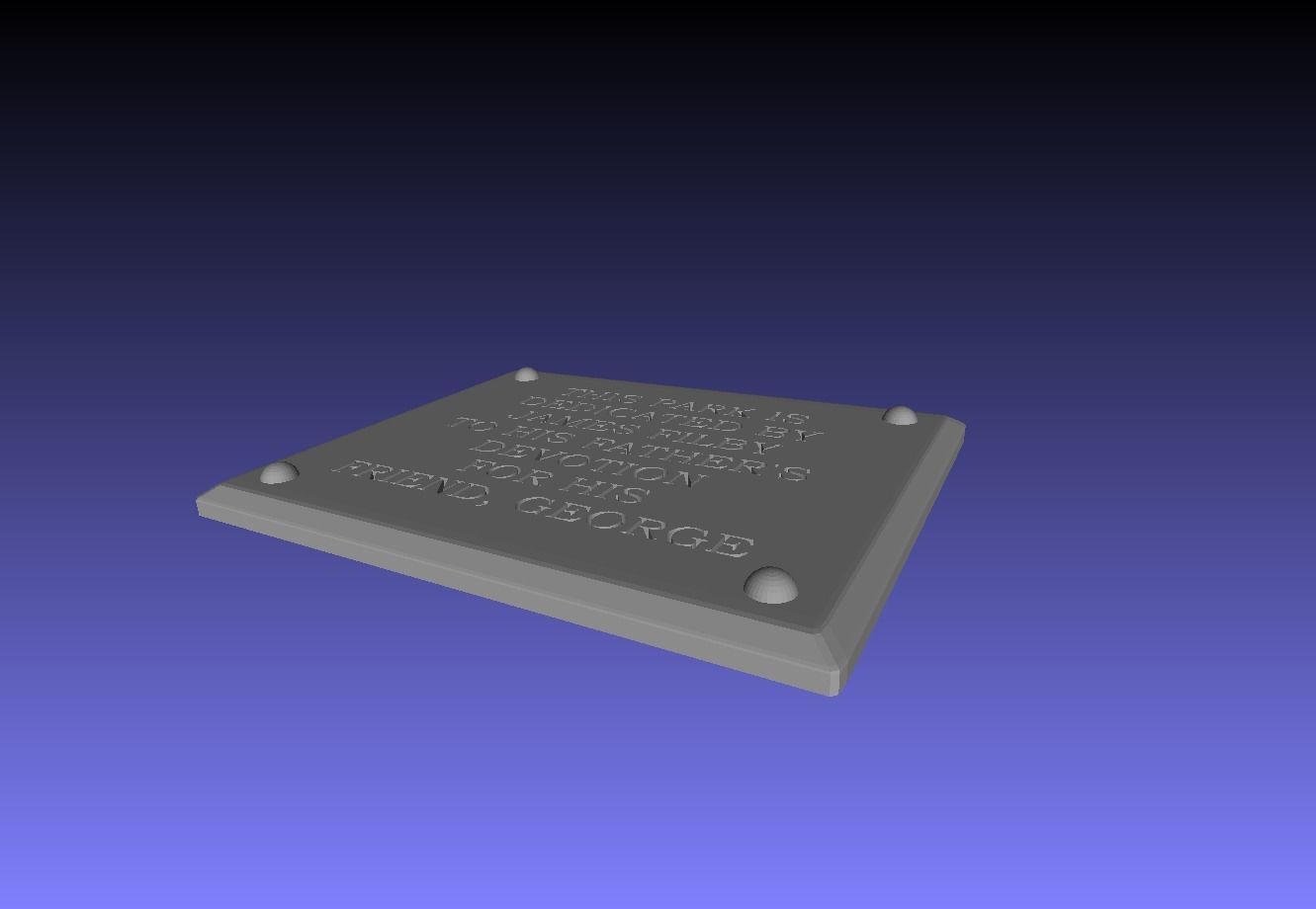 Time Machine - Dedication Pedestal 3D model_6