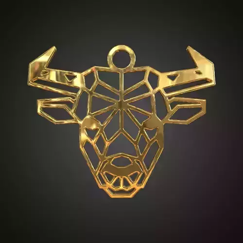 Linear bull pendant