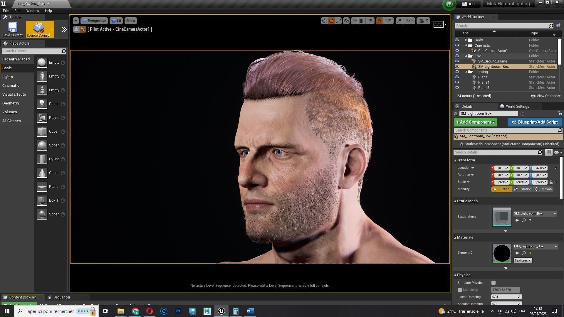 Realistic Athlete Man G1 Low-poly 3D model_28