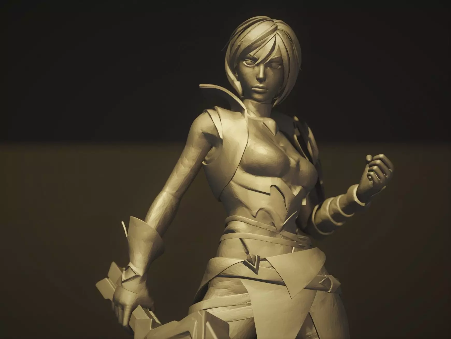 SENTINEL RIVEN WITH STAND AND LOL LOGO 3D print model_0