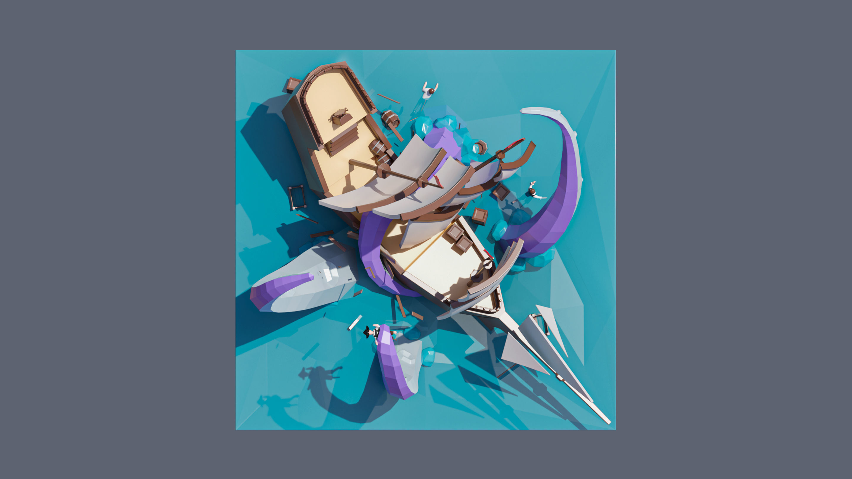 land 11A Low-poly 3D model_4