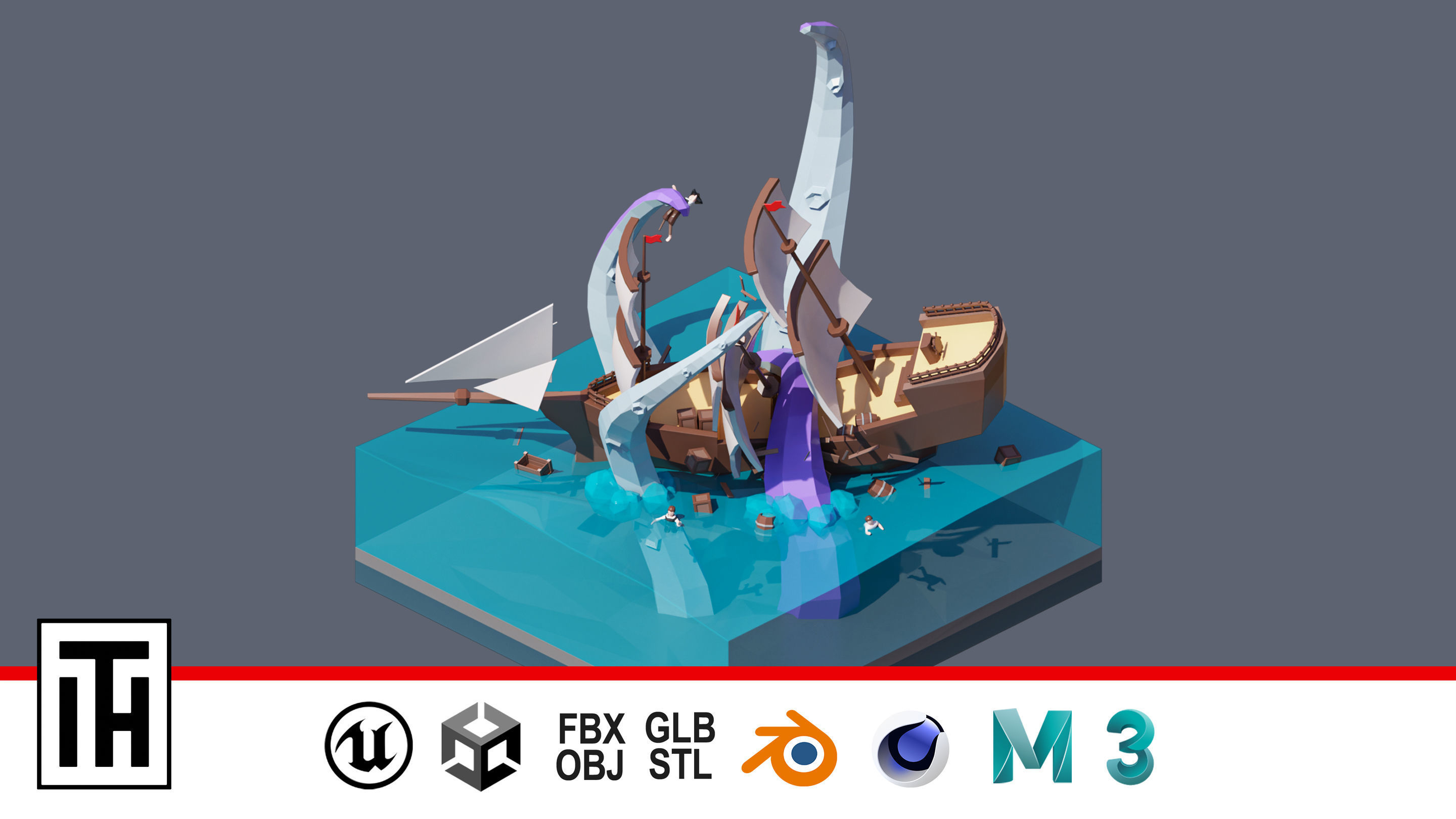 land 11A Low-poly 3D model_1