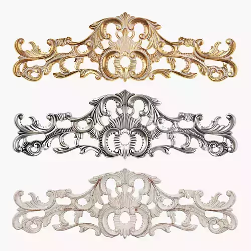 Classic carved 164 3D model