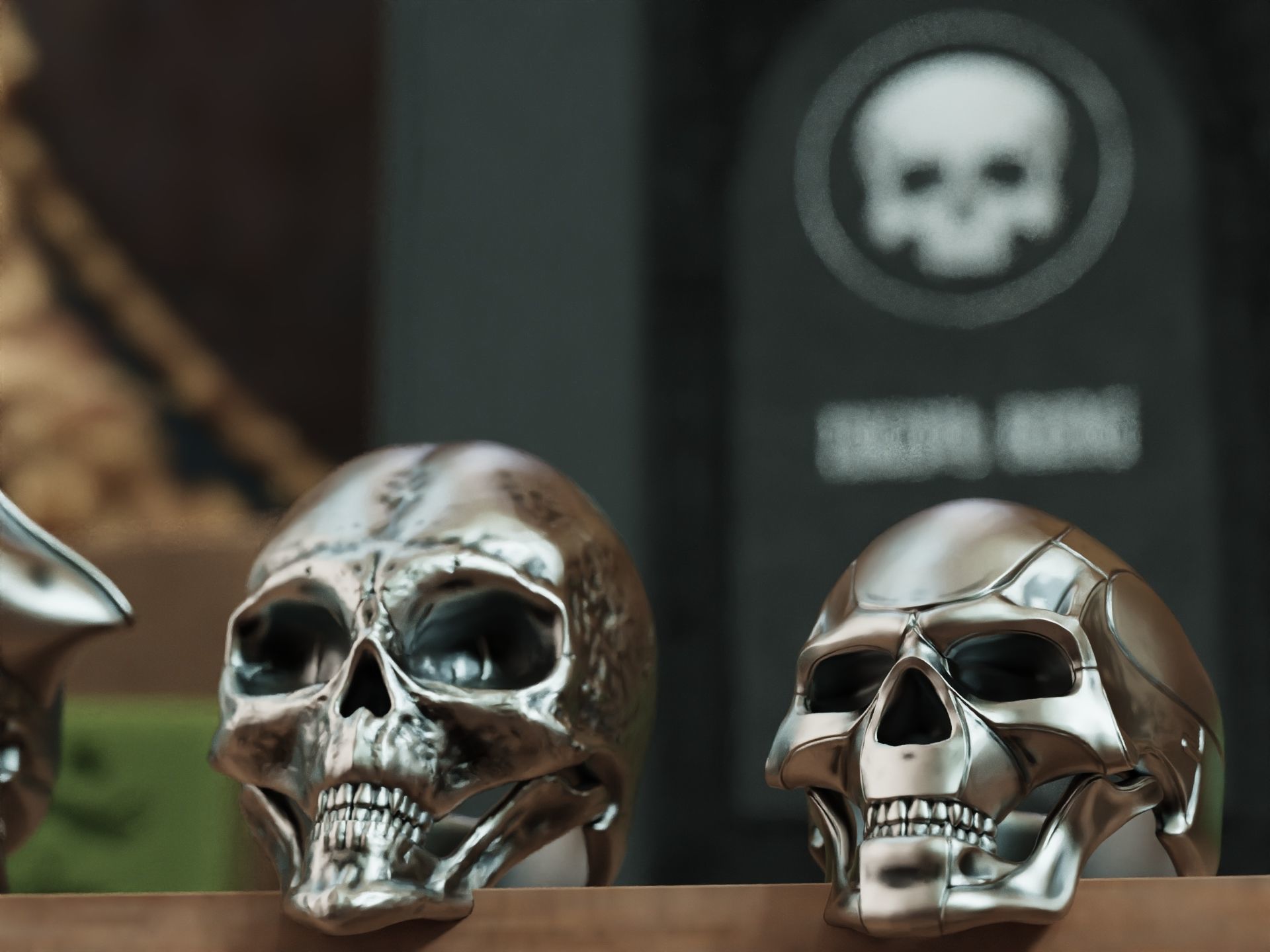 Zbrush Skull Ring Builder 3D model_3