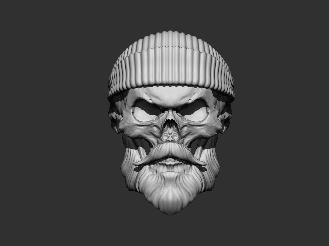 Zbrush Skull Ring Builder 3D model_11