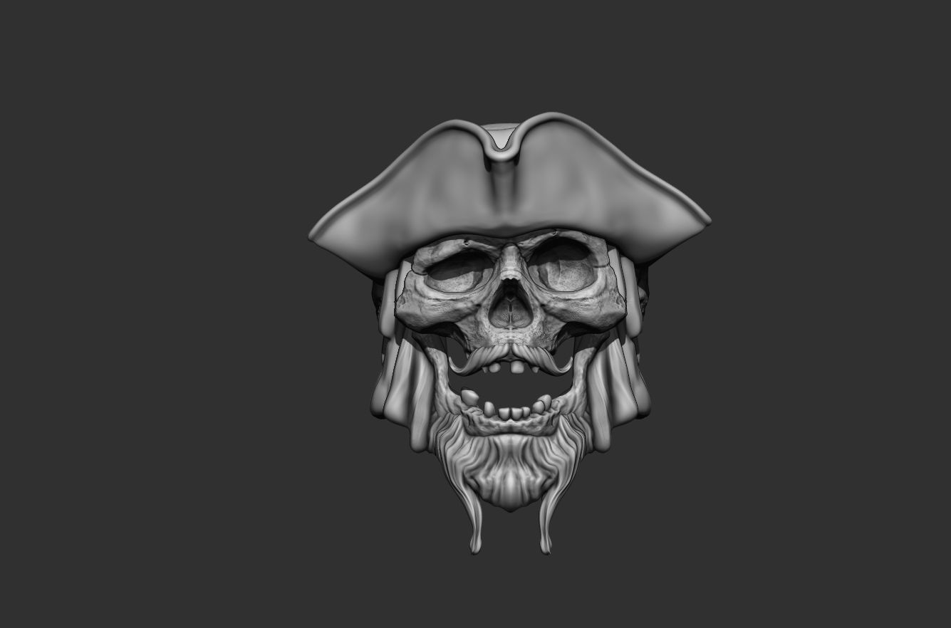 Zbrush Skull Ring Builder 3D model_16