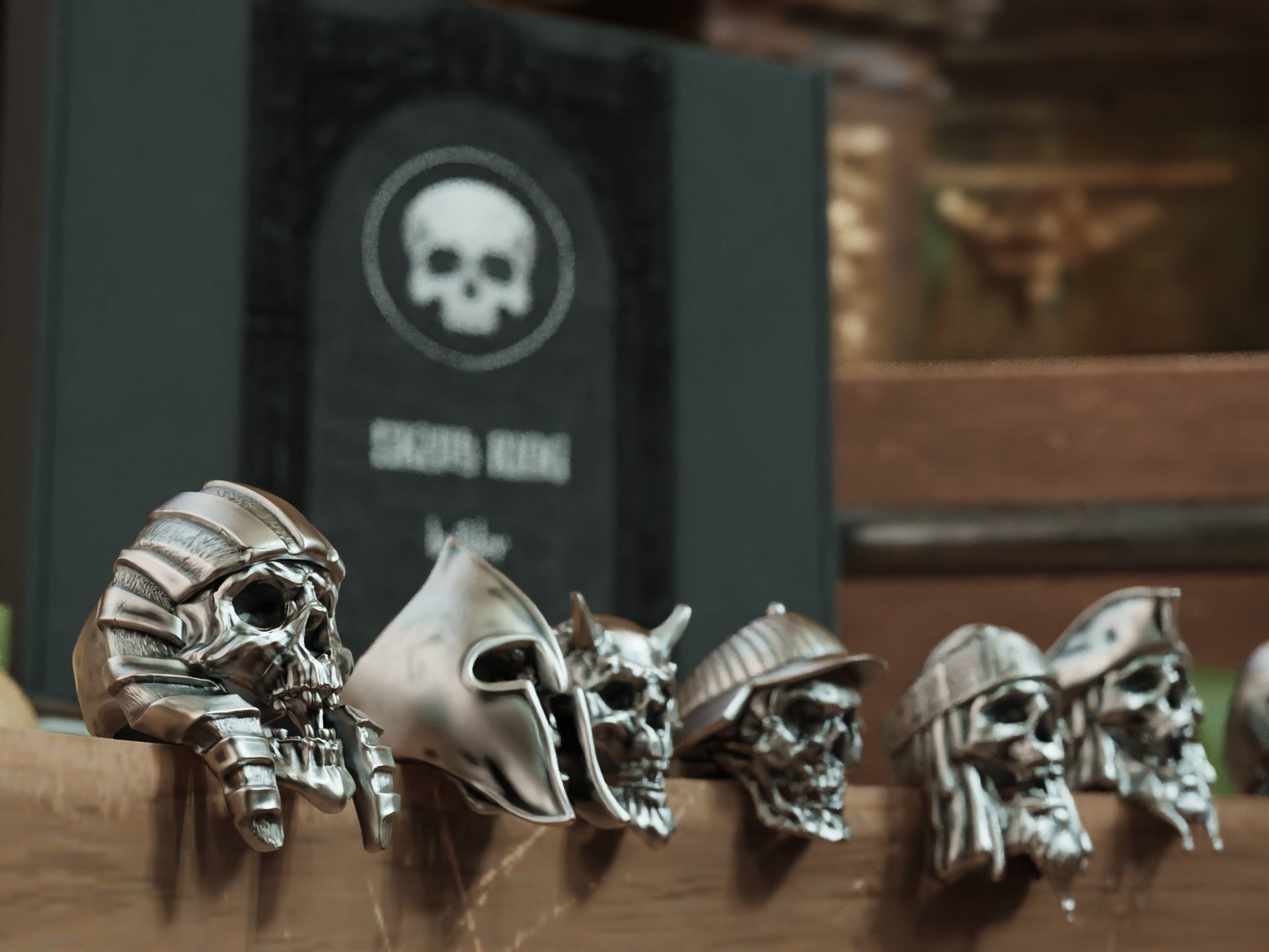 Zbrush Skull Ring Builder 3D model_2