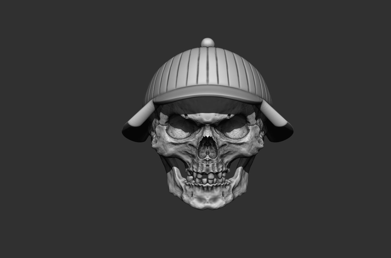 Zbrush Skull Ring Builder 3D model_20