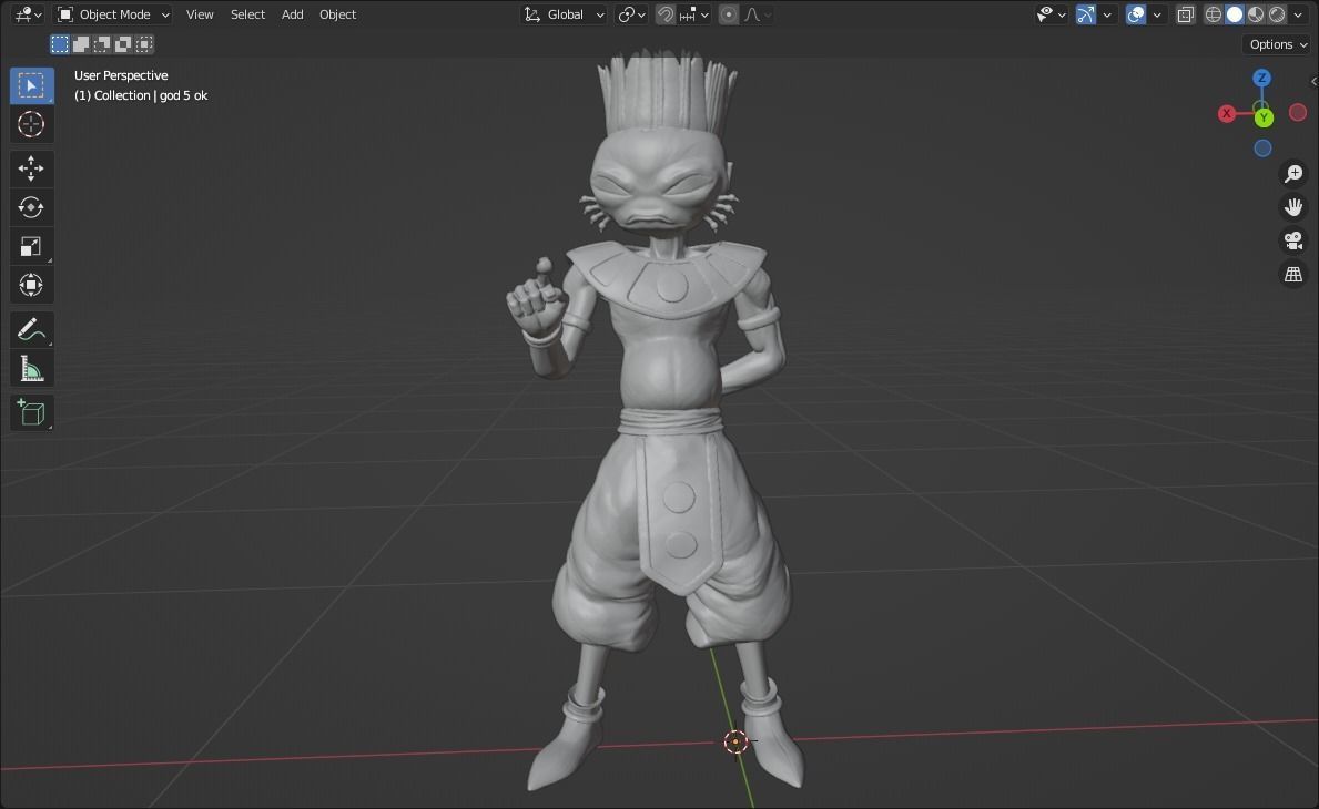 Gods of Destruction Universe 5 3D print model_4