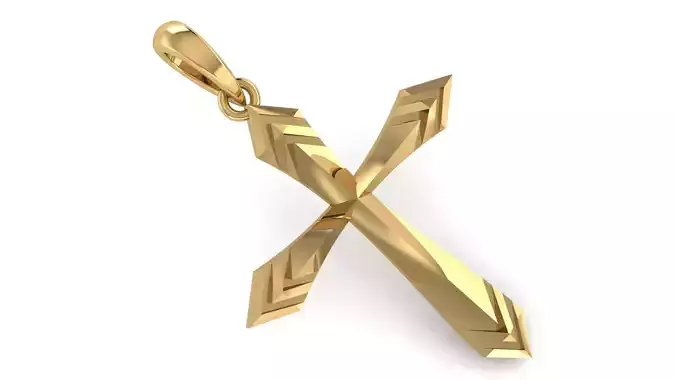 CROSS PENDANT CR90 3D print model