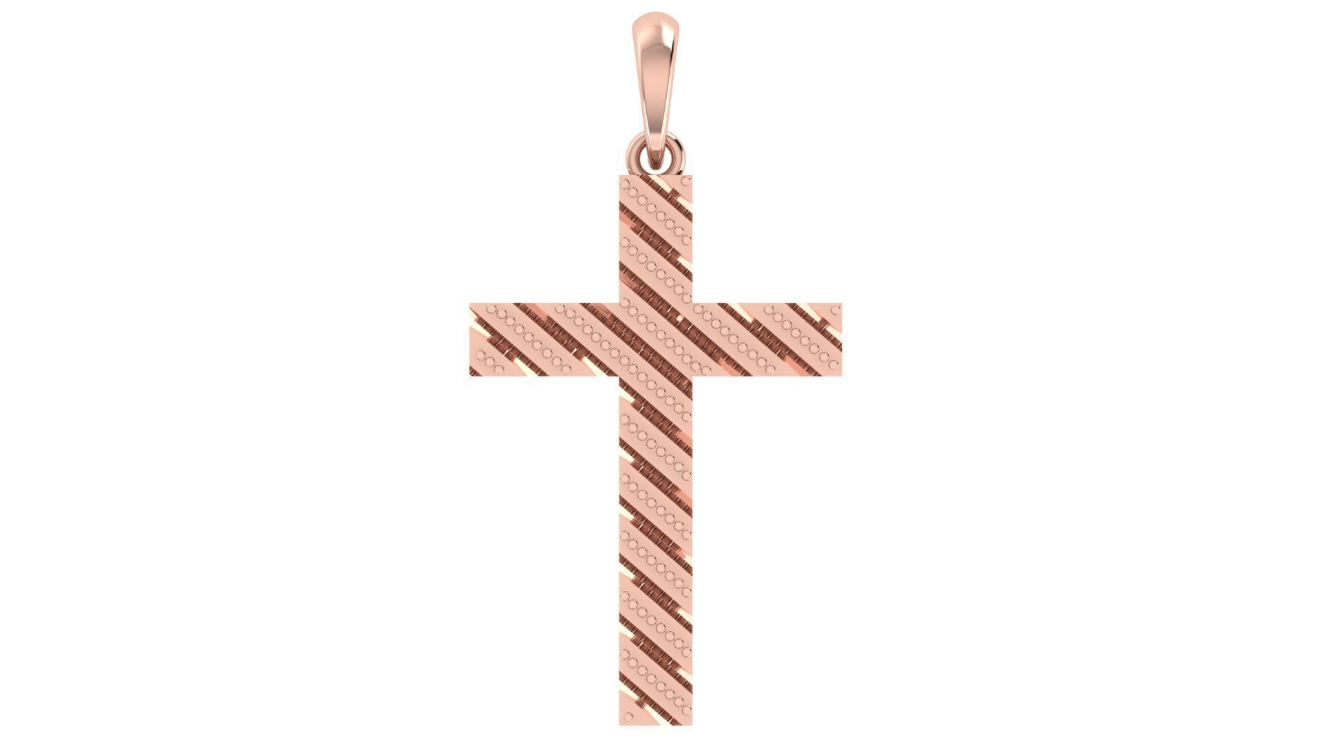 CROSS PENDANT CR91 3D print model_3