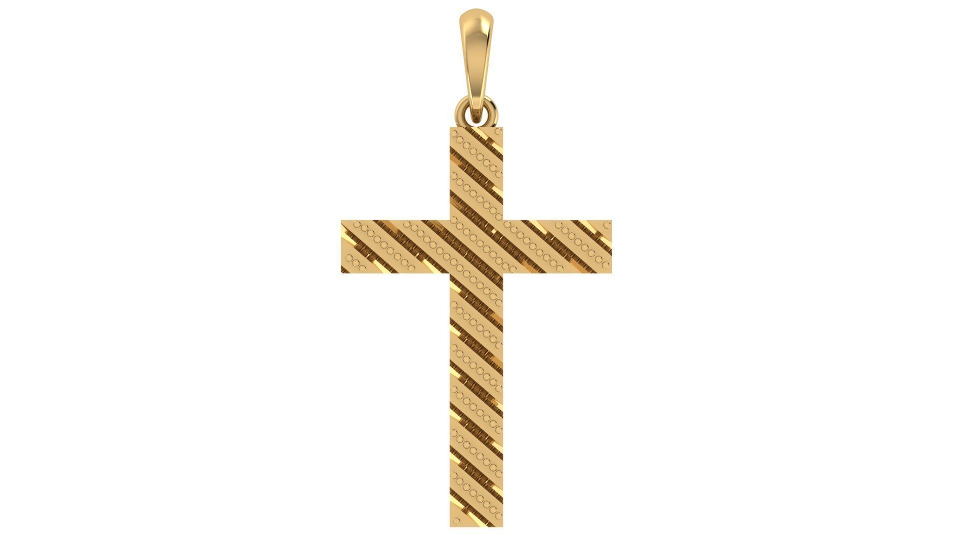 CROSS PENDANT CR91 3D print model_5