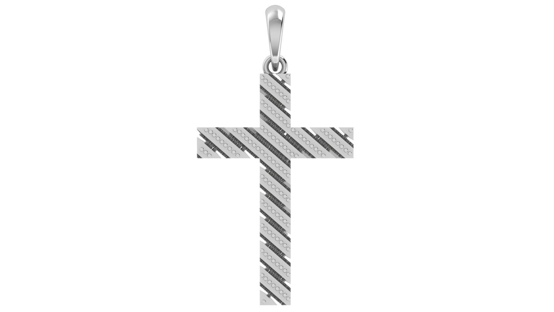 CROSS PENDANT CR91 3D print model_4