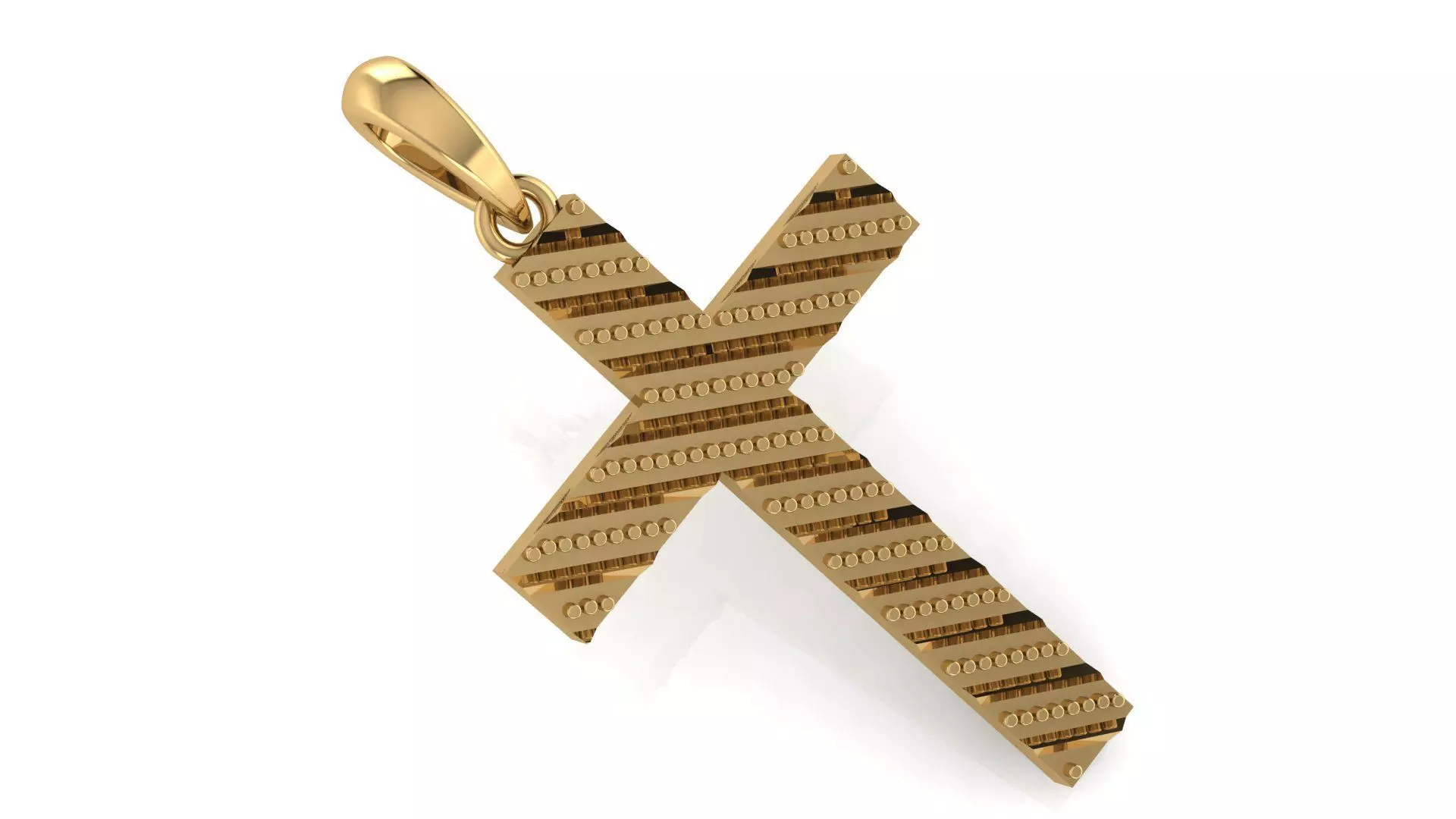 CROSS PENDANT CR91 3D print model_0