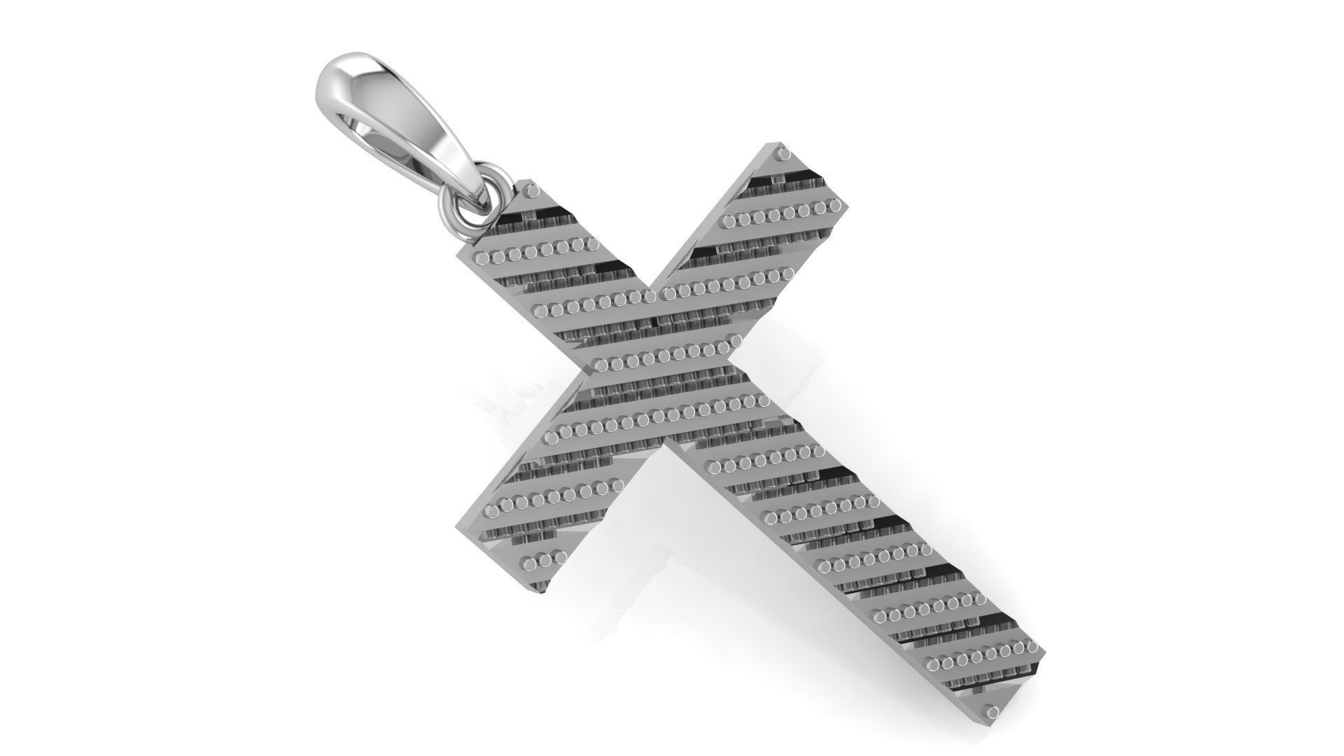 CROSS PENDANT CR91 3D print model_1