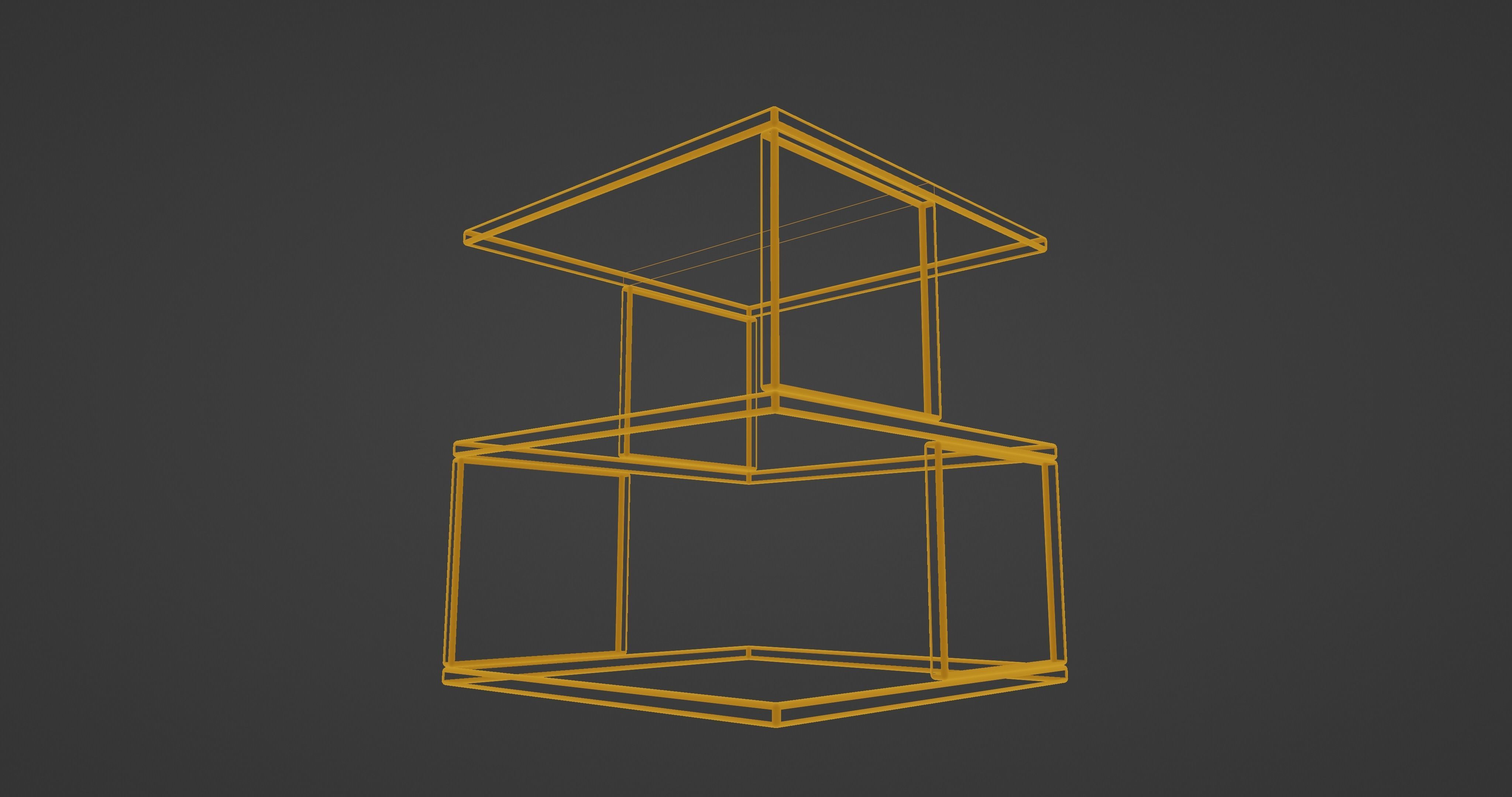 Bed Side Wood Table 3D model_10