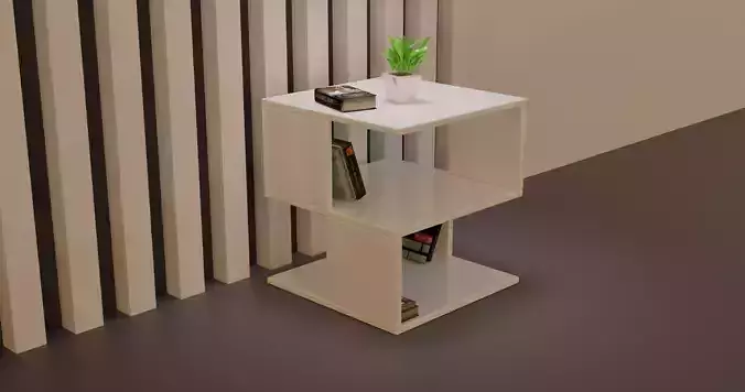 Bed Side  Wood Table