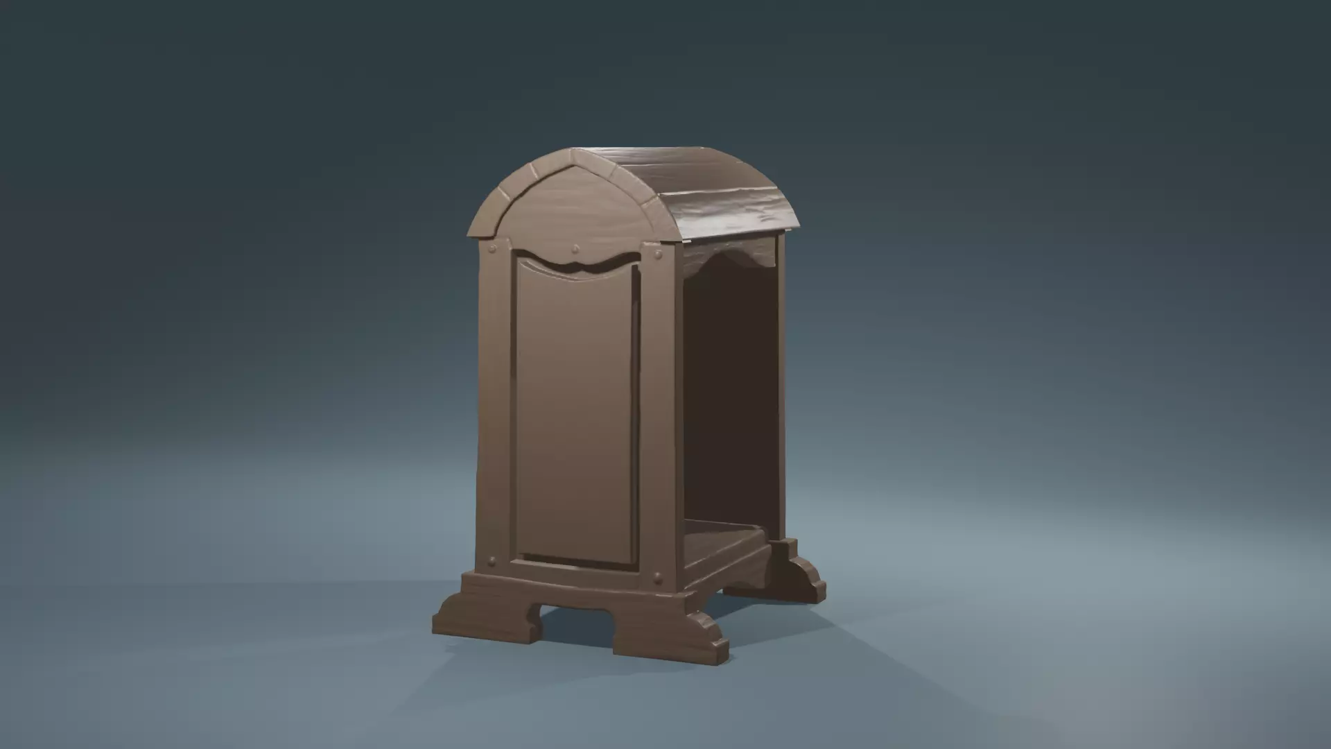 High Poly Saddle Stand horse stable barn equipment for printing 3D print model_0