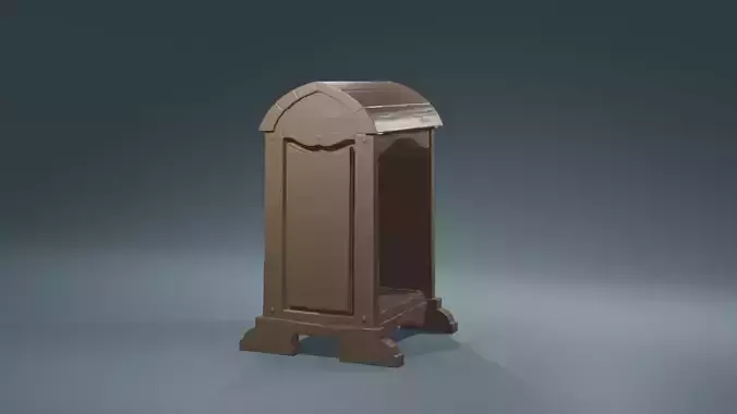 High Poly Saddle Stand horse stable barn equipment for printing 3D print model