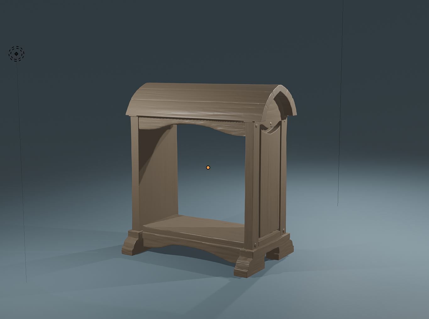 High Poly Saddle Stand horse stable barn equipment for printing 3D print model_5