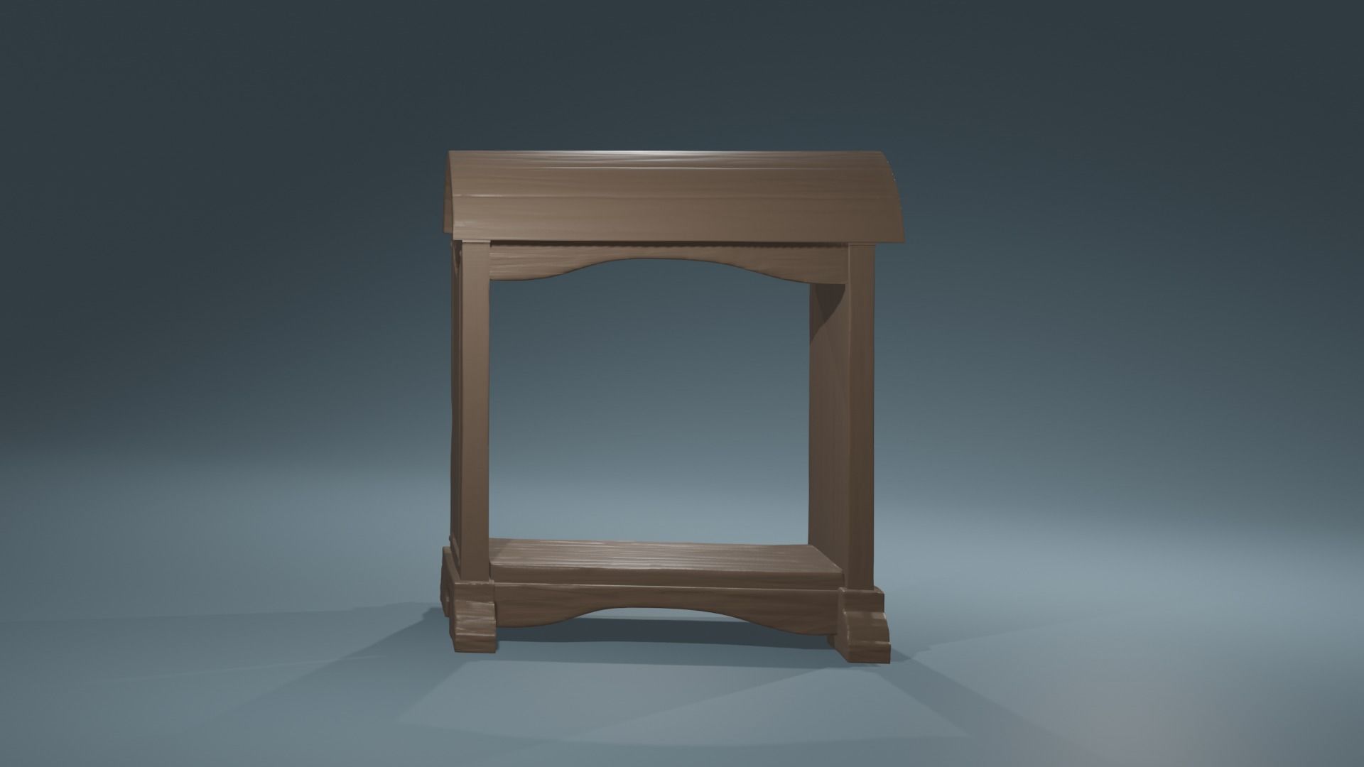 High Poly Saddle Stand horse stable barn equipment for printing 3D print model_1