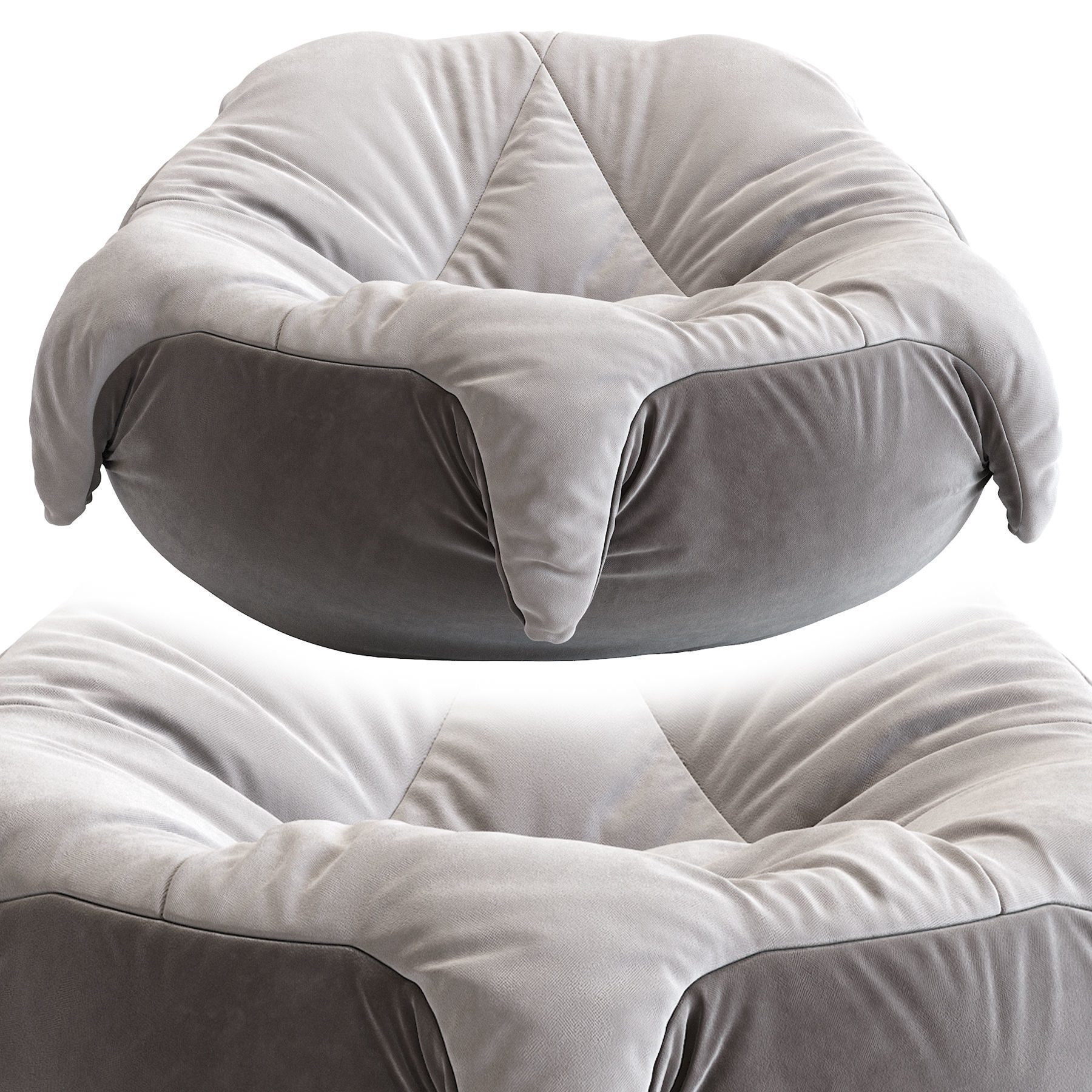 Bean Bag Chair N3 3D model_1