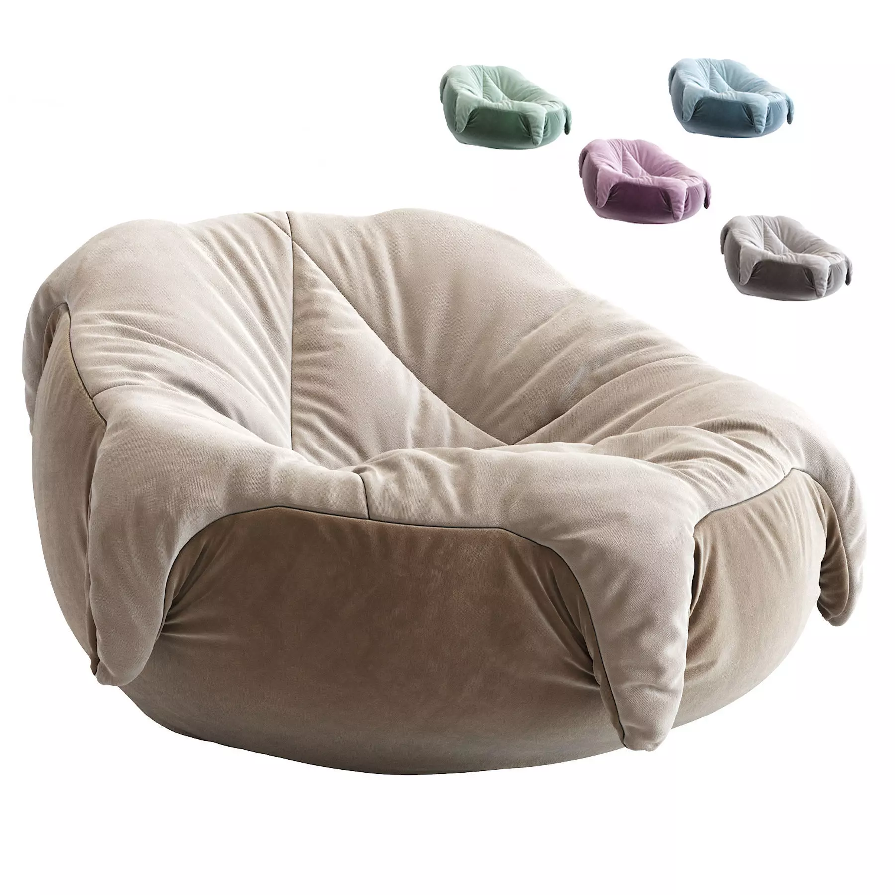 Bean Bag Chair N3 3D model_0