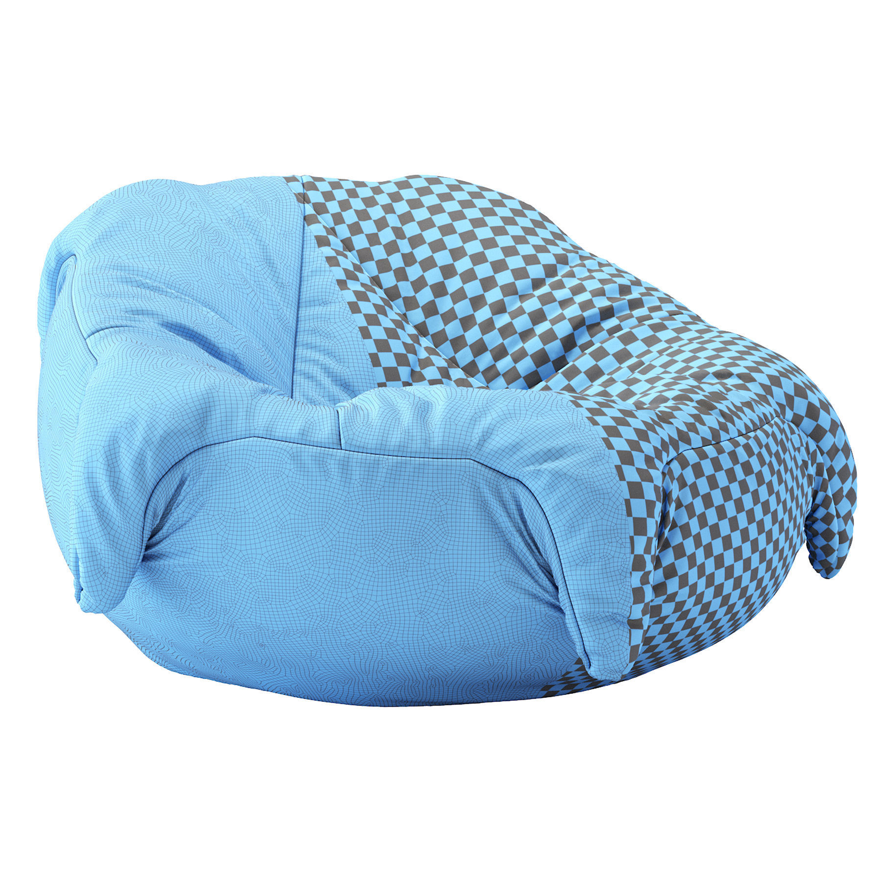 Bean Bag Chair N3 3D model_5