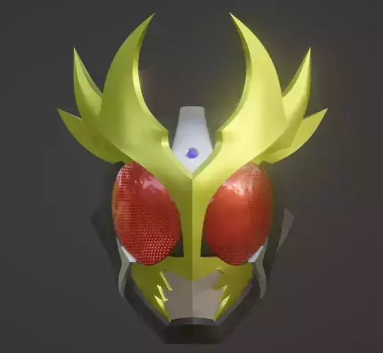 Kamen Rider Agito wearable cosplay helmet 3D printable STL file 3D print model