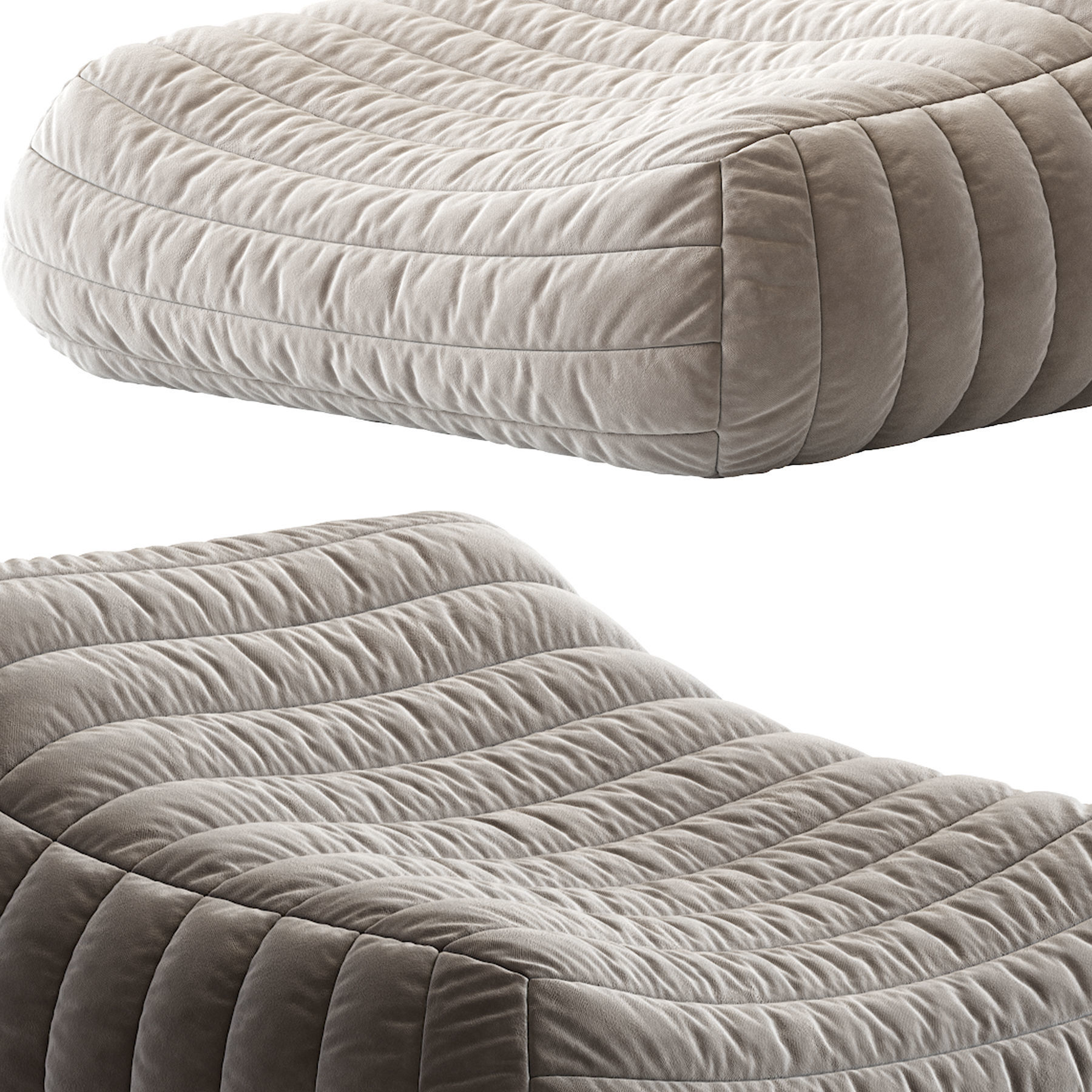 Bean Bag Chair N5 3D model_3