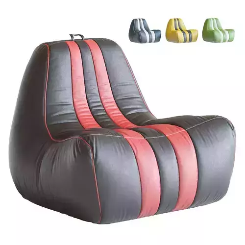 Bag chair SportCar 3D model