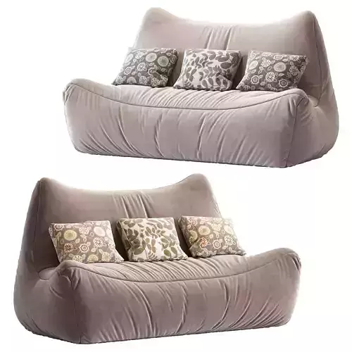Big Joe Lux Imperial Fufton Fuf Chair 3D model