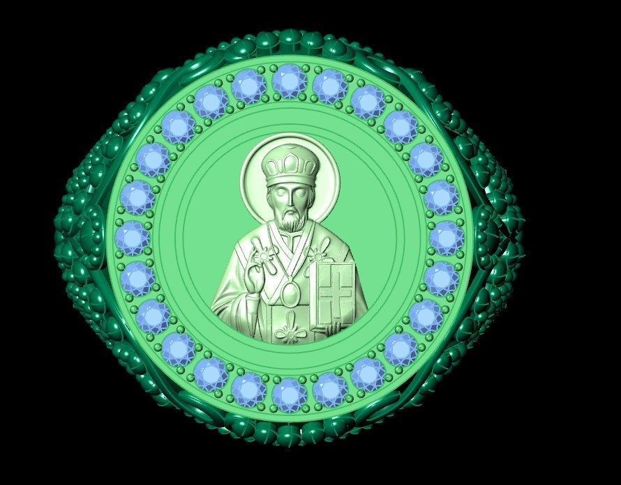 Ring od270 3D print model_5