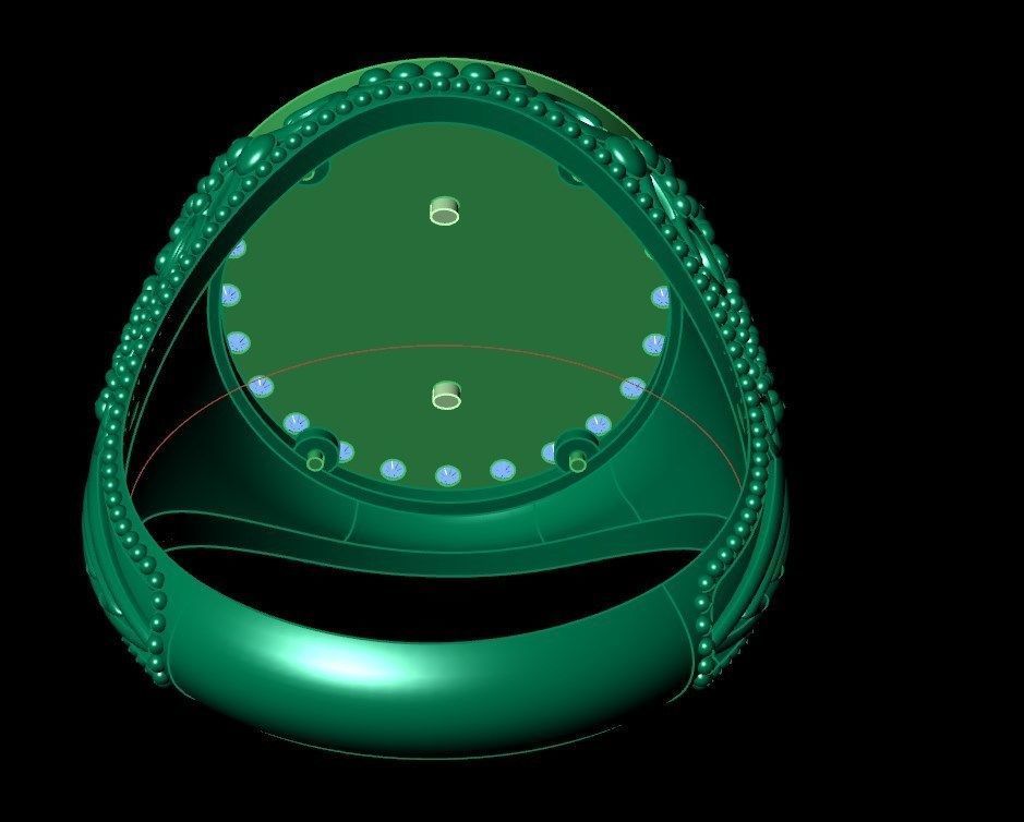 Ring od270 3D print model_8