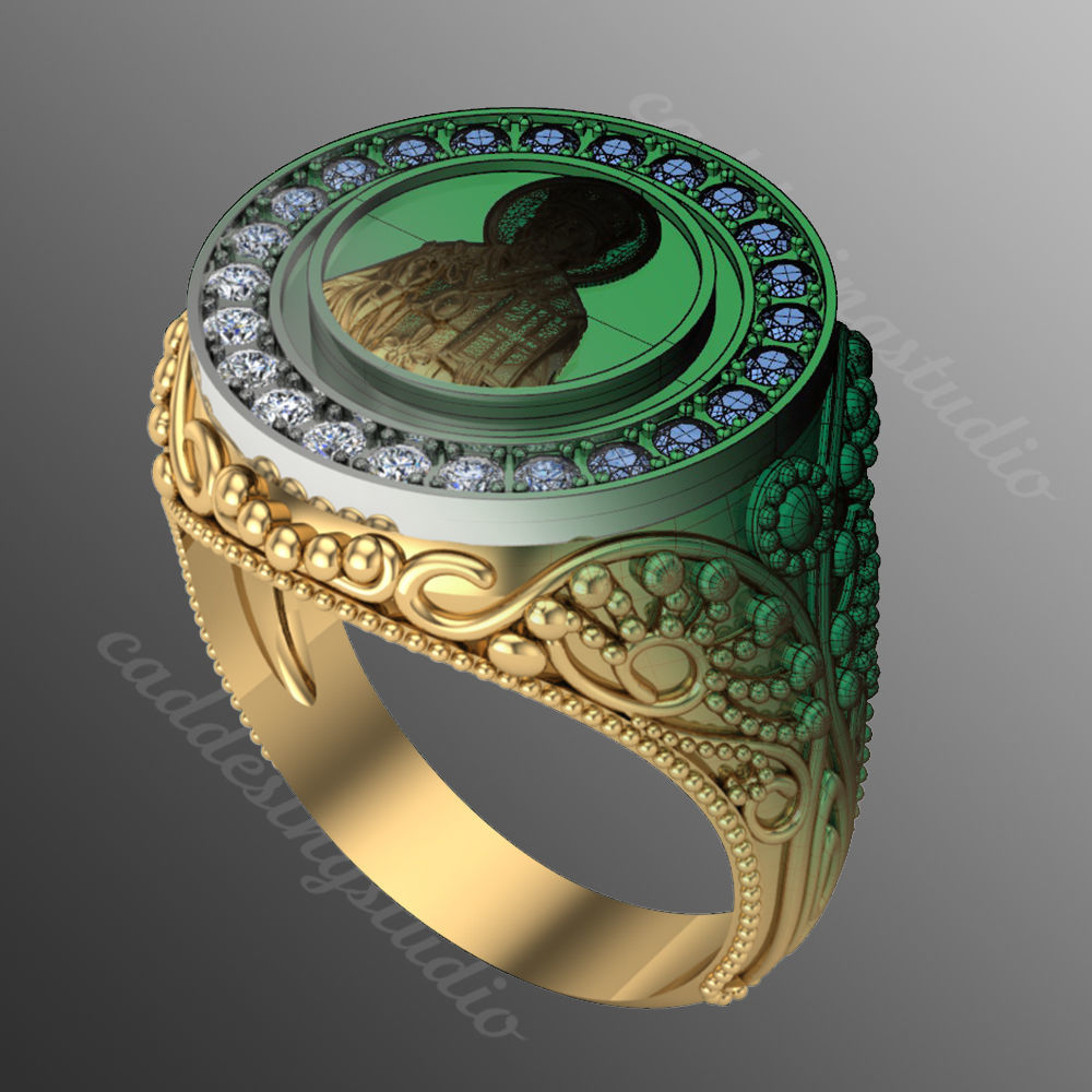Ring od270 3D print model_1