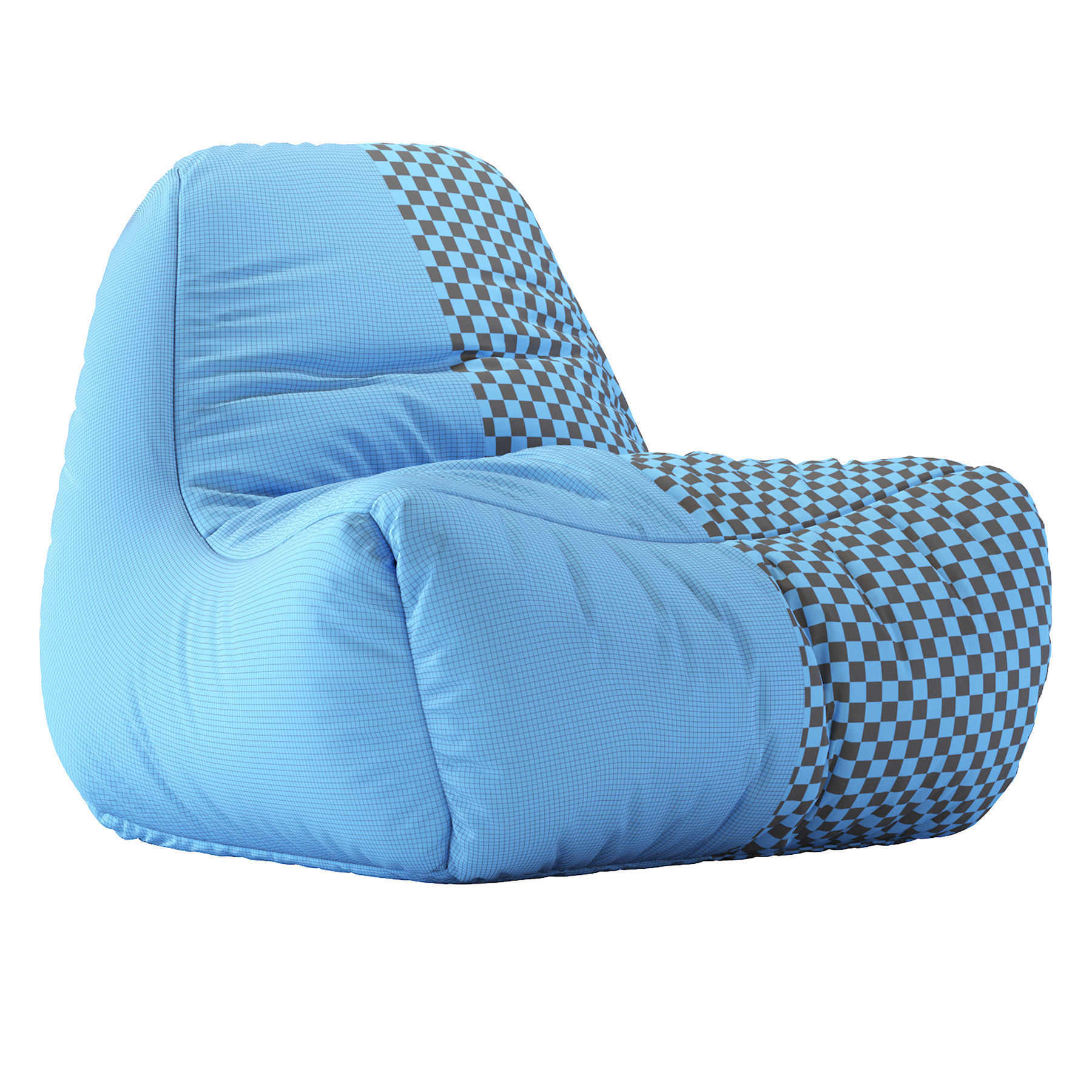 Bean Bag Chair N8 3D model_5