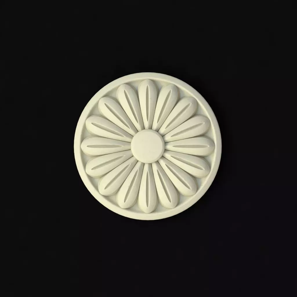 rosette flower Free 3D model
